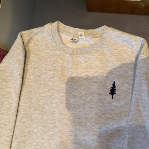 Like-New TenTree Light Grey Heathered Sweatshirt - Men's M - Picture 1 of 6